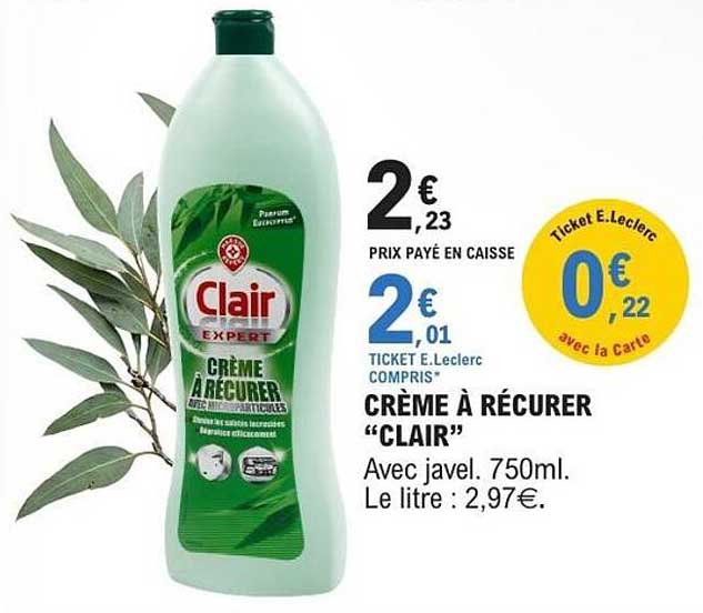 CRÈME À RÉCURER "CLAIR"