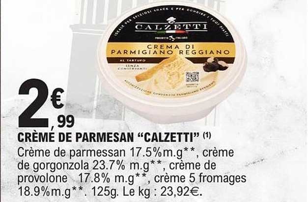 CRÈME DE PARMESAN “CALZETTI”