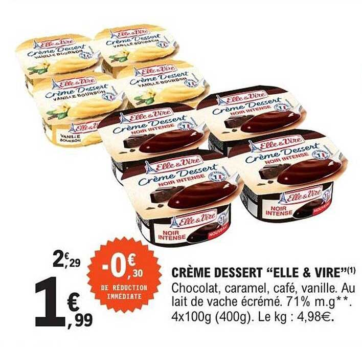 CRÈME DESSERT “ELLE & VIRE”