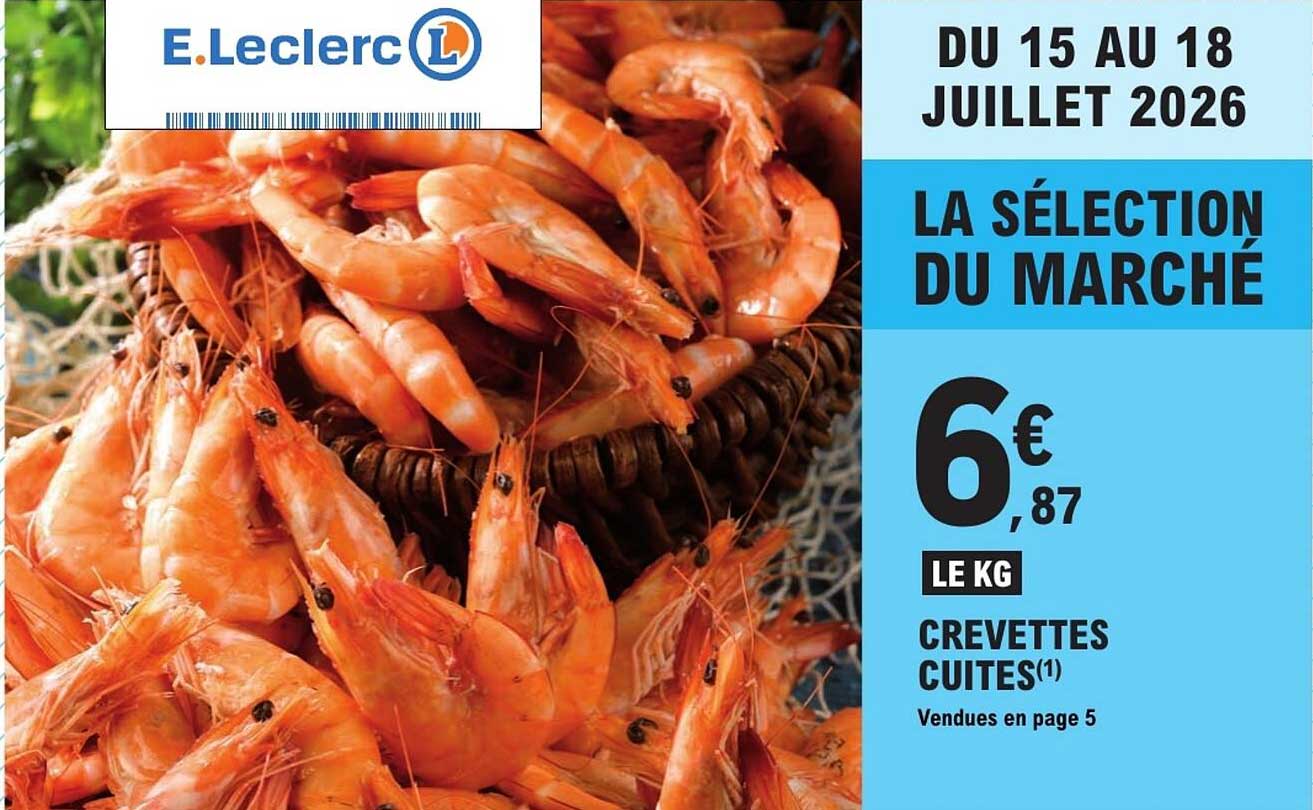 CREVETTES CUITES(1)