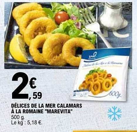 DÉLICES DE LA MER CALAMARS À LA ROMAINE "MAREVITA"