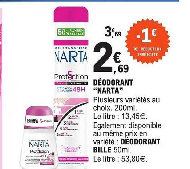 DÉODORANT “NARTA”