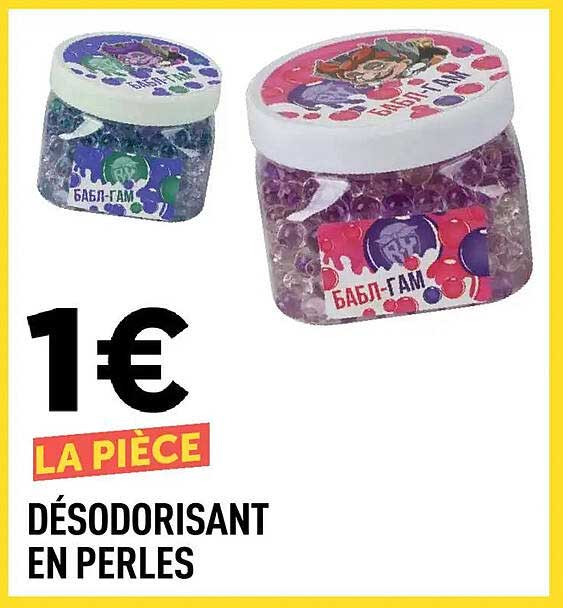 DÉSODORISANT EN PERLES