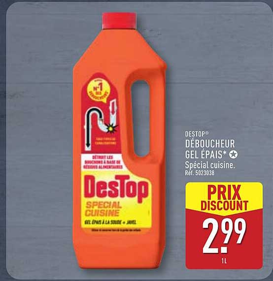 DESTOP DÉBOUCHEUR GEL ÉPAIS* Spécial cuisine