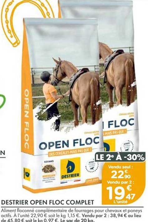 DESTRIER OPEN FLOC COMPLET