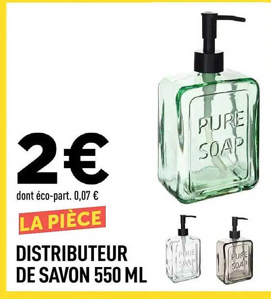 DISTRIBUTEUR DE SAVON 550 ML