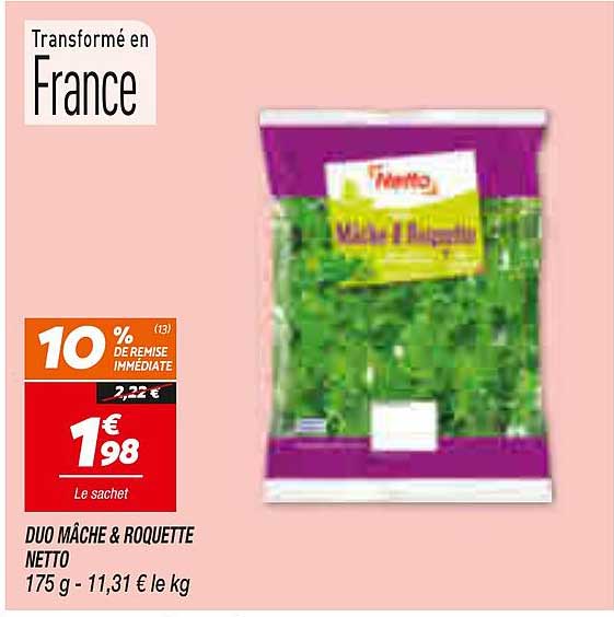 DUO MÂCHE & ROQUETTE NETTO