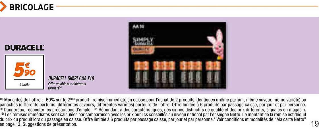 DURACELL SIMPLY AA X10