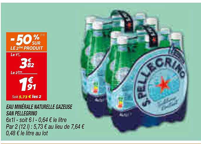 EAU MINÉRALE NATURELLE GAZEUSE SAN PELLEGRINO