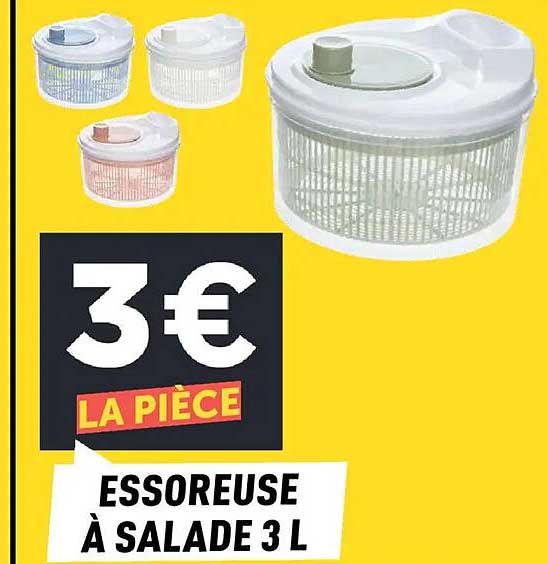 ESSOREUSE À SALADE 3 L