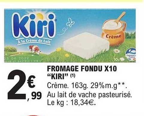 FROMAGE FONDU X10 “KIRI”