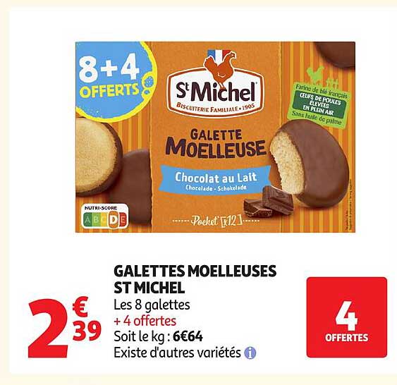 GALETTES MOELLEUSES ST MICHEL