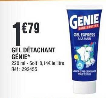 GEL DÉTACHANT GÉNIE*