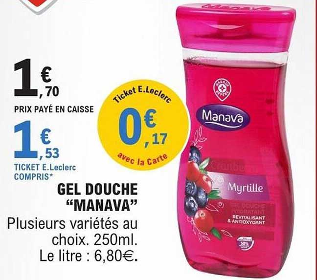 GEL DOUCHE "MANAVA"