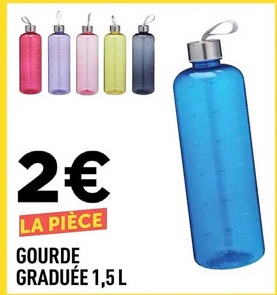 GOURDE GRADUÉE 1.5 L