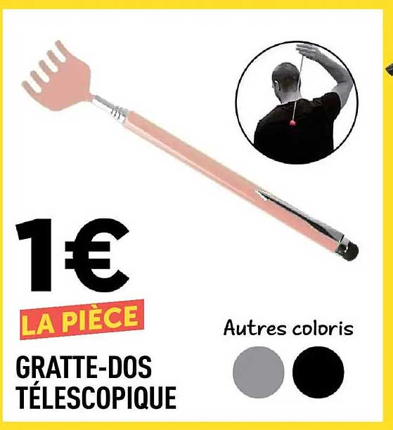 GRATTE-DOS TÉLESCOPIQUE