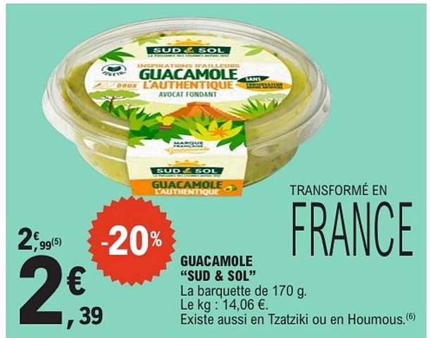 GUACAMOLE “SUD & SOL”