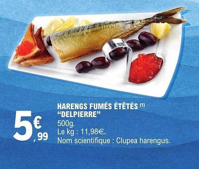HARENGS FUMÉS ÉTÊTÉS “DELPIERRE”