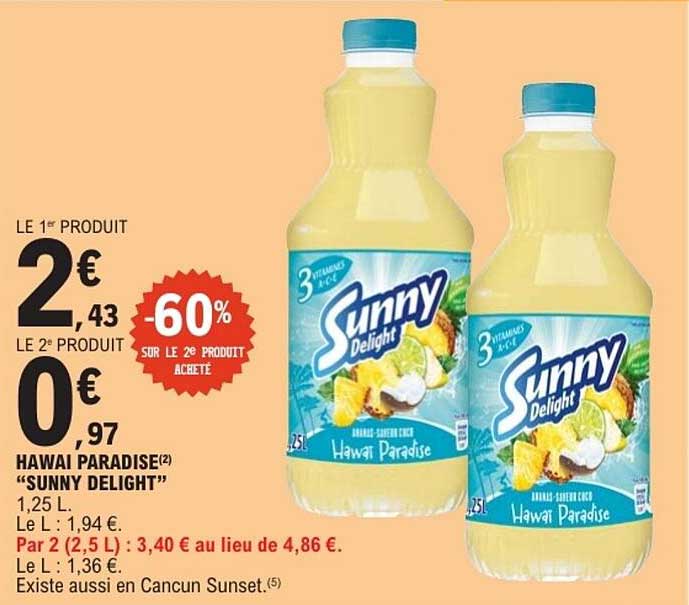 HAWAI PARADISE "SUNNY DELIGHT"