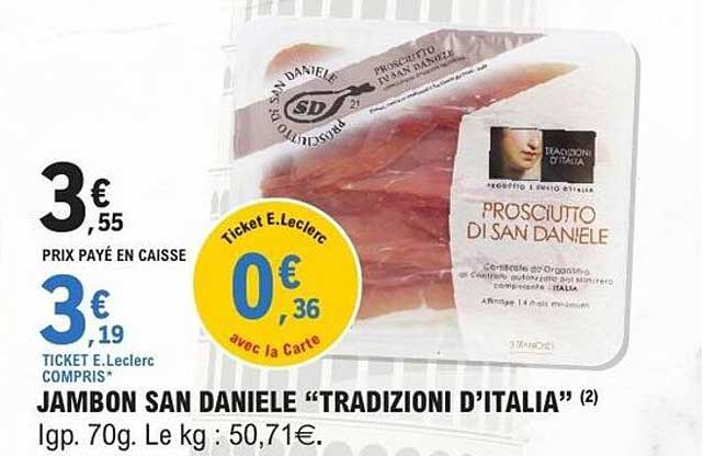 JAMBON SAN DANIELE “TRADIZIONI D’ITALIA” (2)