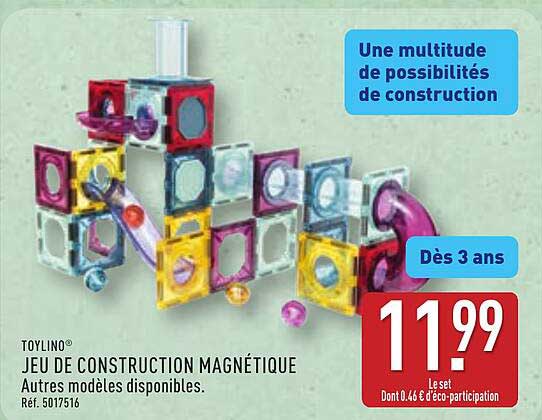 JEU DE CONSTRUCTION MAGNÉTIQUE