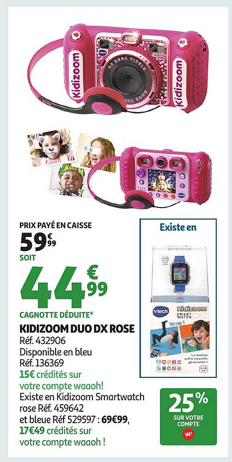 KIDIZOOM DUO DX ROSE