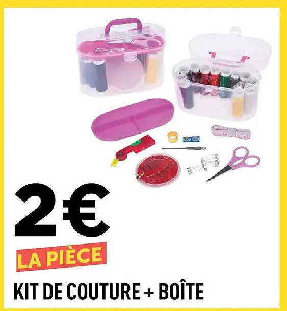 KIT DE COUTURE + BOÎTE