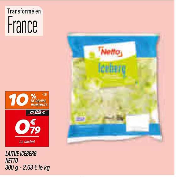 LAITUE ICEBERG NETTO