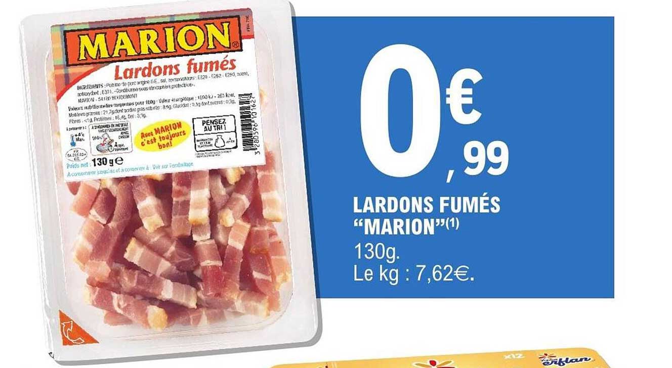 LARDONS FUMÉS "MARION"