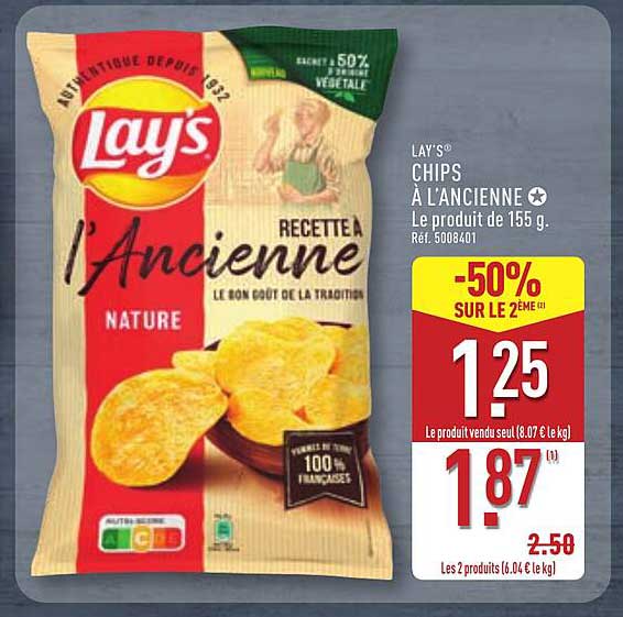 LAY'S CHIPS À L'ANCIENNE