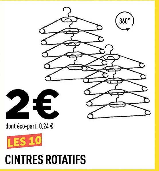 LES 10 CINTRES ROTATIFS