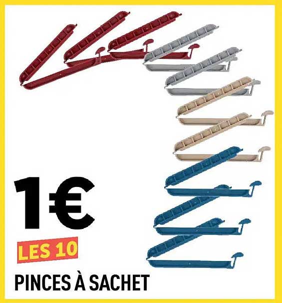 LES 10 PINCES À SACHET