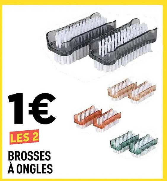LES 2 BROSSES À ONGLES