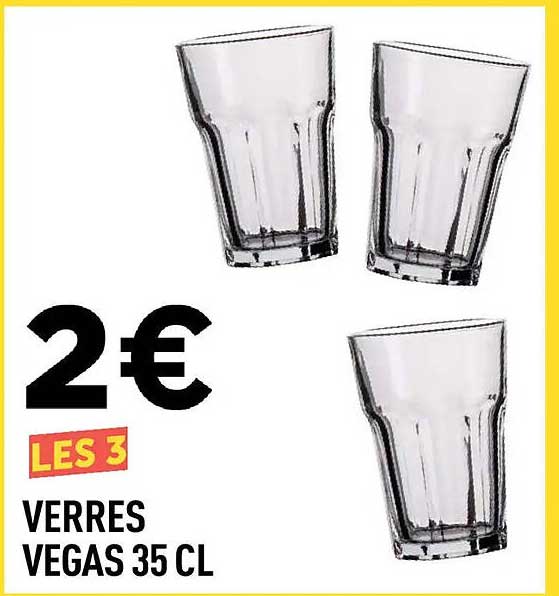 LES 3 VERRES VEGAS 35 CL