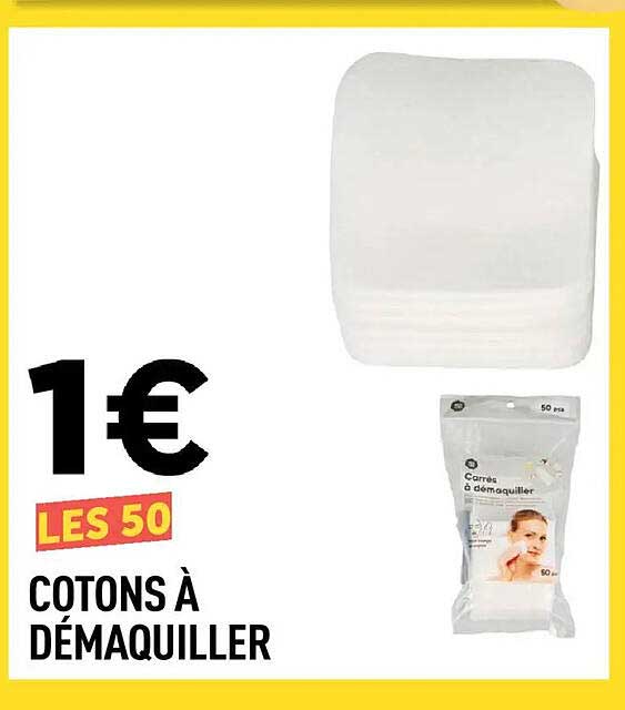 LES 50 COTONS À DÉMAQUILLER