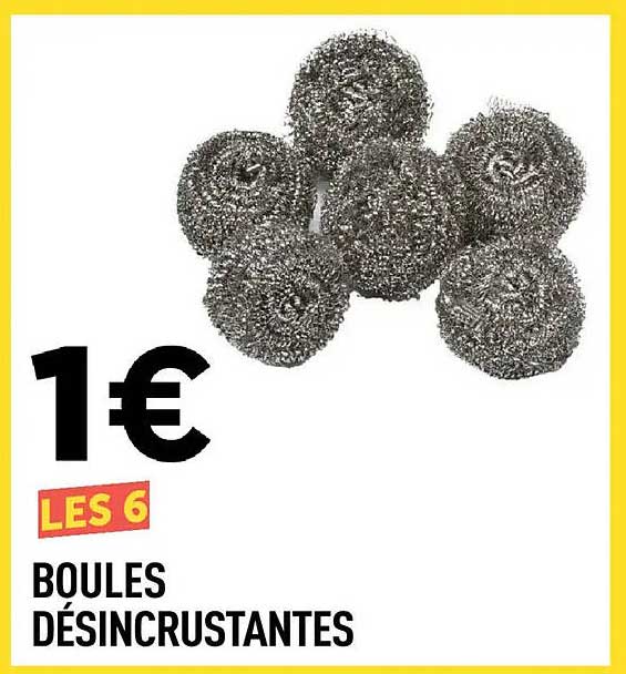 LES 6 BOULES DÉSINCRUSTANTES