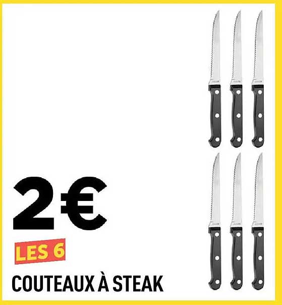LES 6 COUTEAUX À STEAK