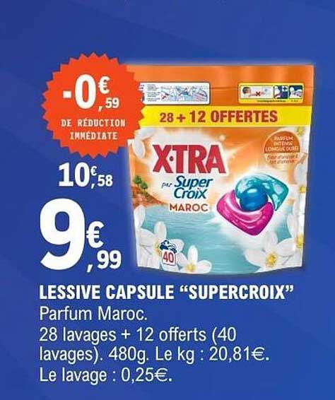LESSIVE CAPSULE “SUPERCROIX”