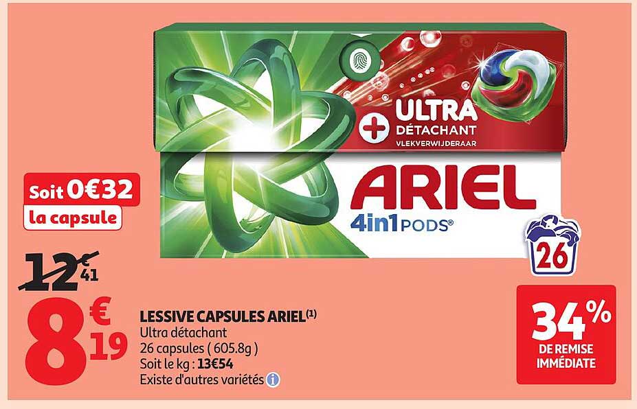 LESSIVE CAPSULES ARIEL