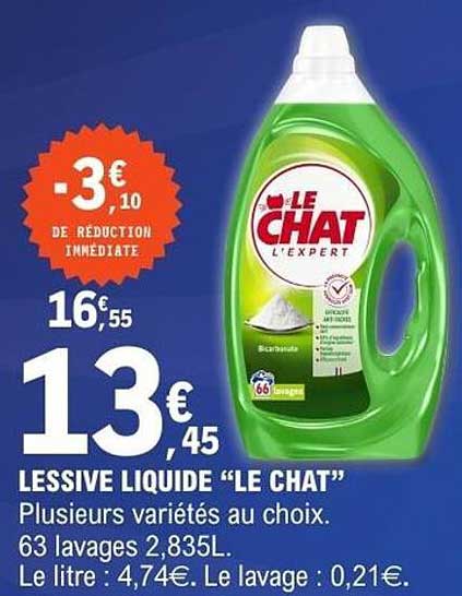 LESSIVE LIQUIDE “LE CHAT”