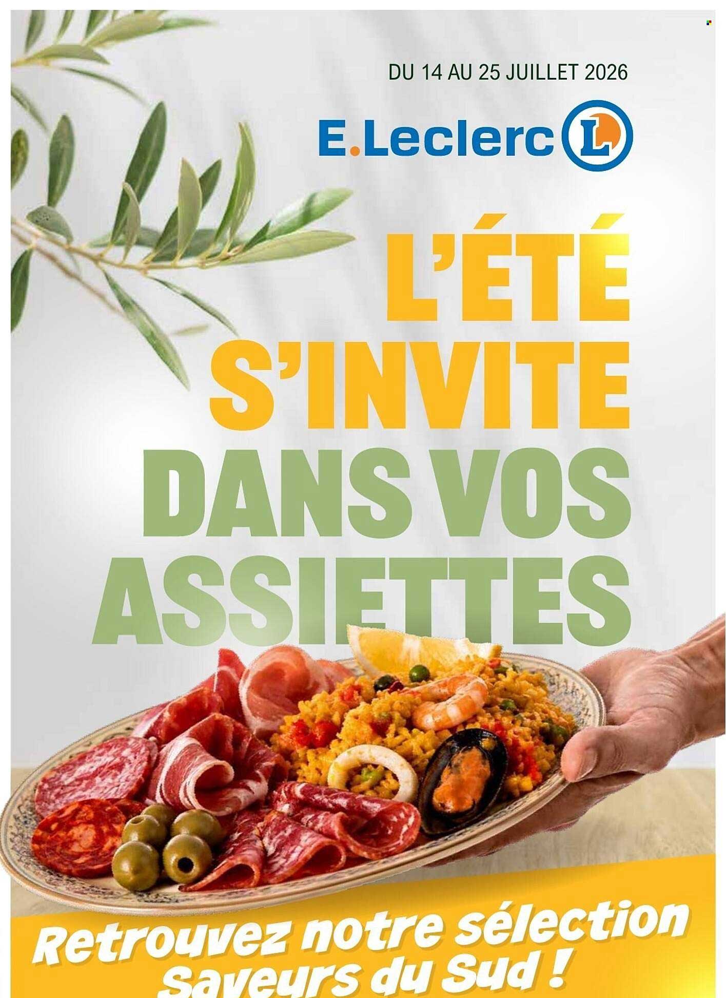 L'ÉTÉ S'INVITE DANS VOS ASSIETTES