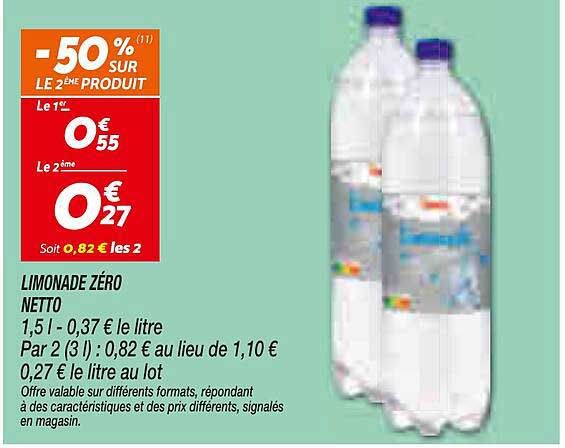 LIMONADE ZÉRO NETTO