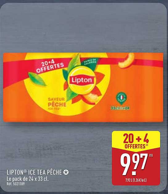 LIPTON® ICE TEA PÊCHE