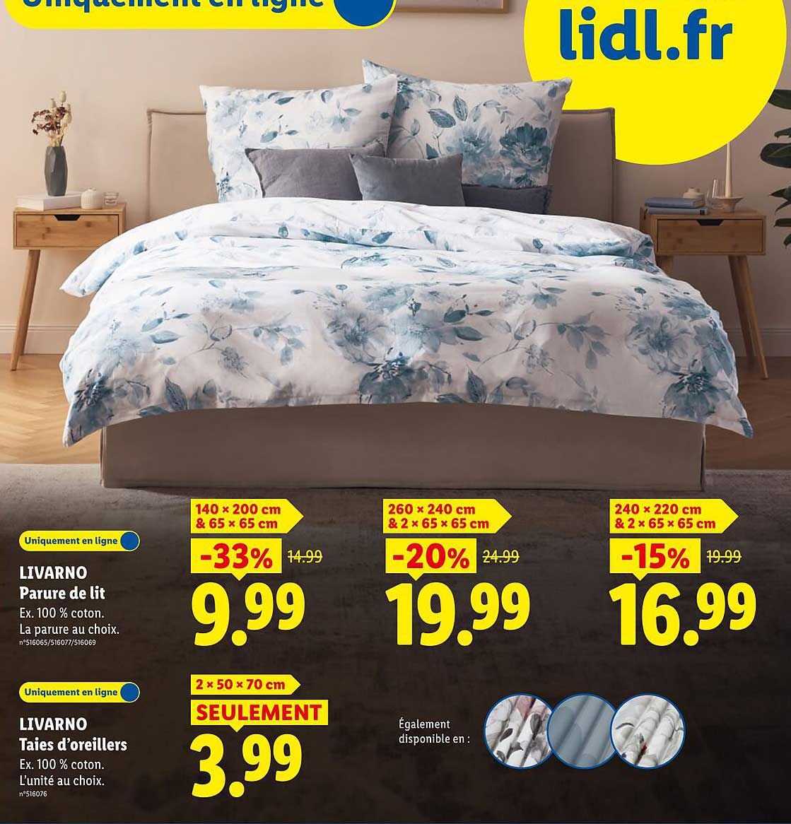 LIVARNO Parure de lit