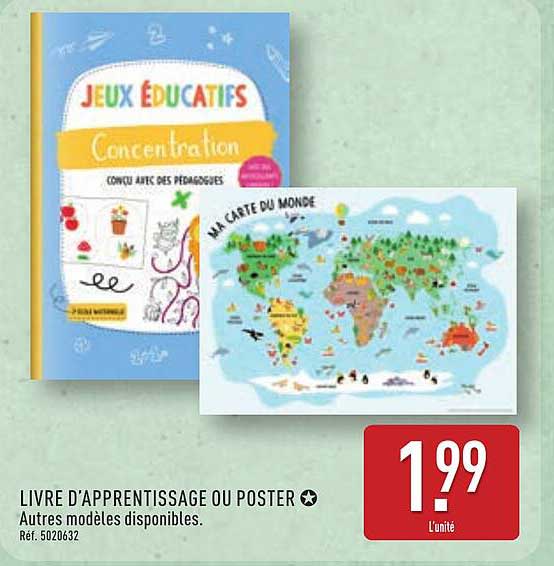 LIVRE D'APPRENTISSAGE OU POSTER ★