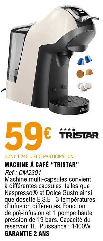 MACHINE À CAFÉ “TRISTAR”