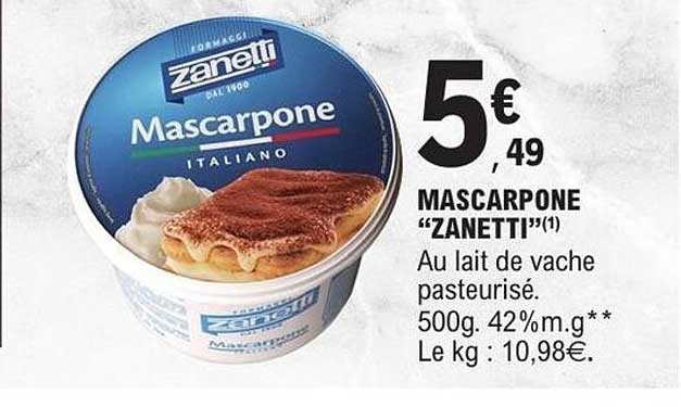 MASCARPONE “ZANETTI”(1)