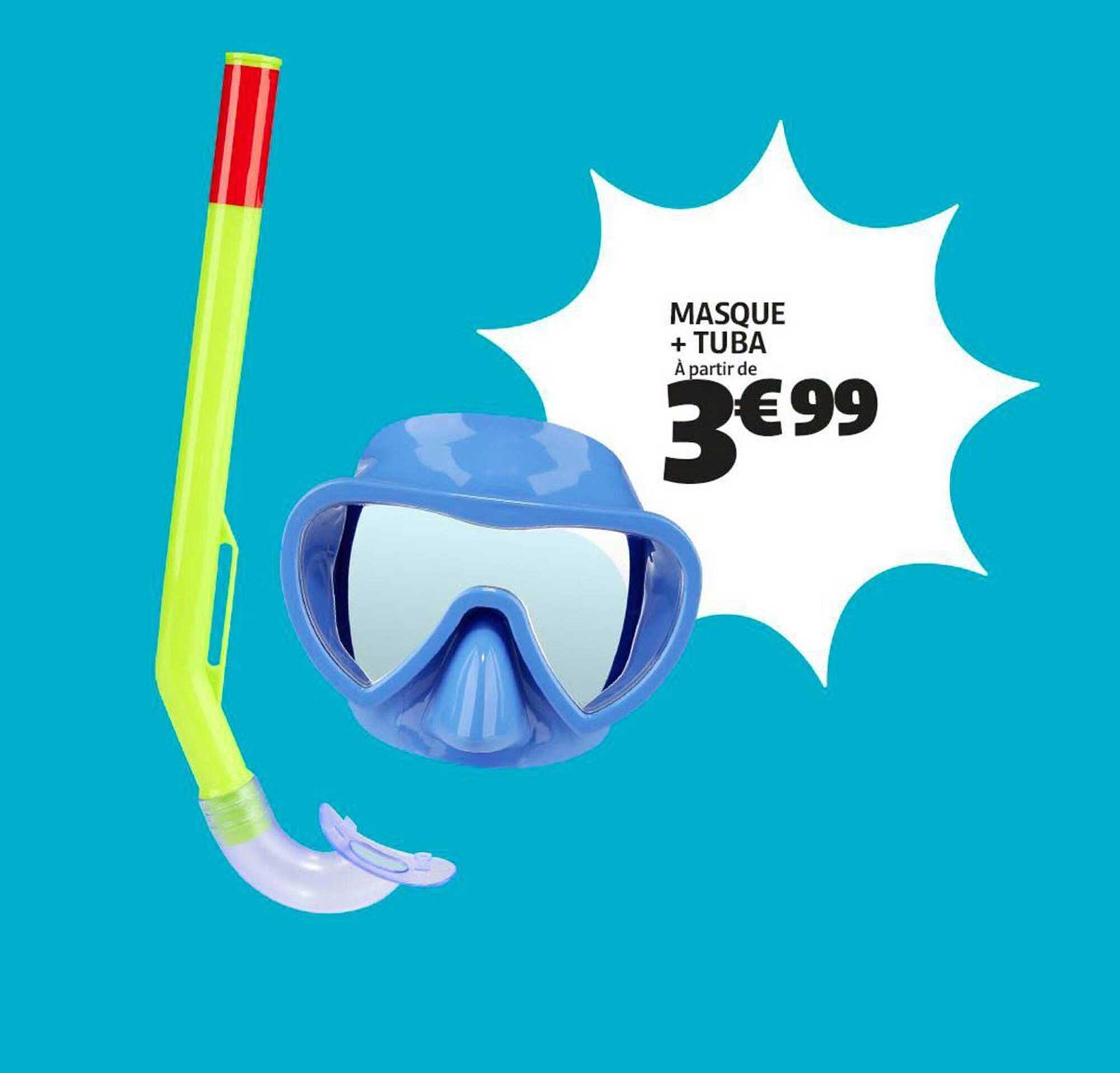 MASQUE + TUBA À partir de 3€99