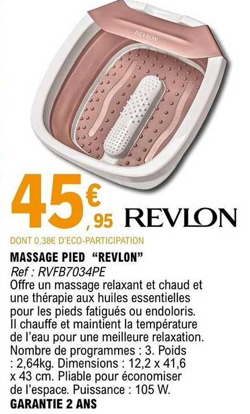MASSAGE PIED “REVLON”