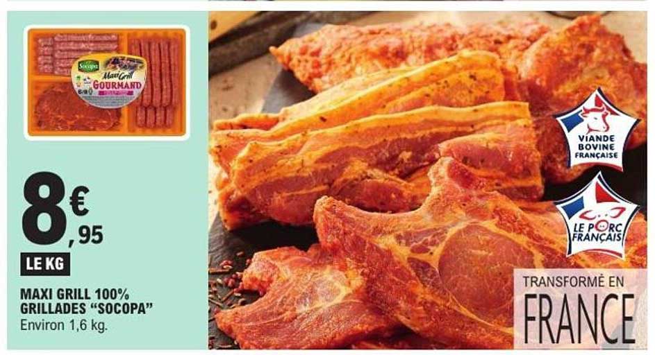 MAXI GRILL 100% GRILLADES “SOCOPA”